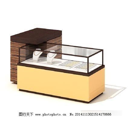 珠寶展示柜三維模型圖片 打造奢華展臺的藝術(shù)與科技